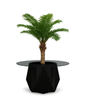 Facet Noir Planter