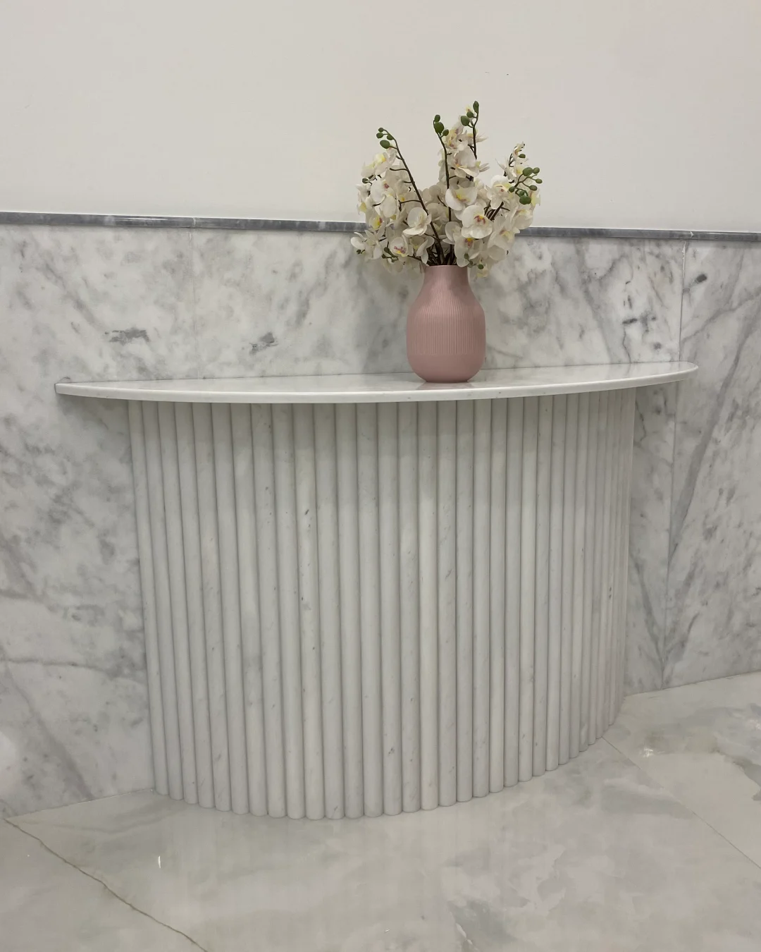 Nova Crescent Console Table