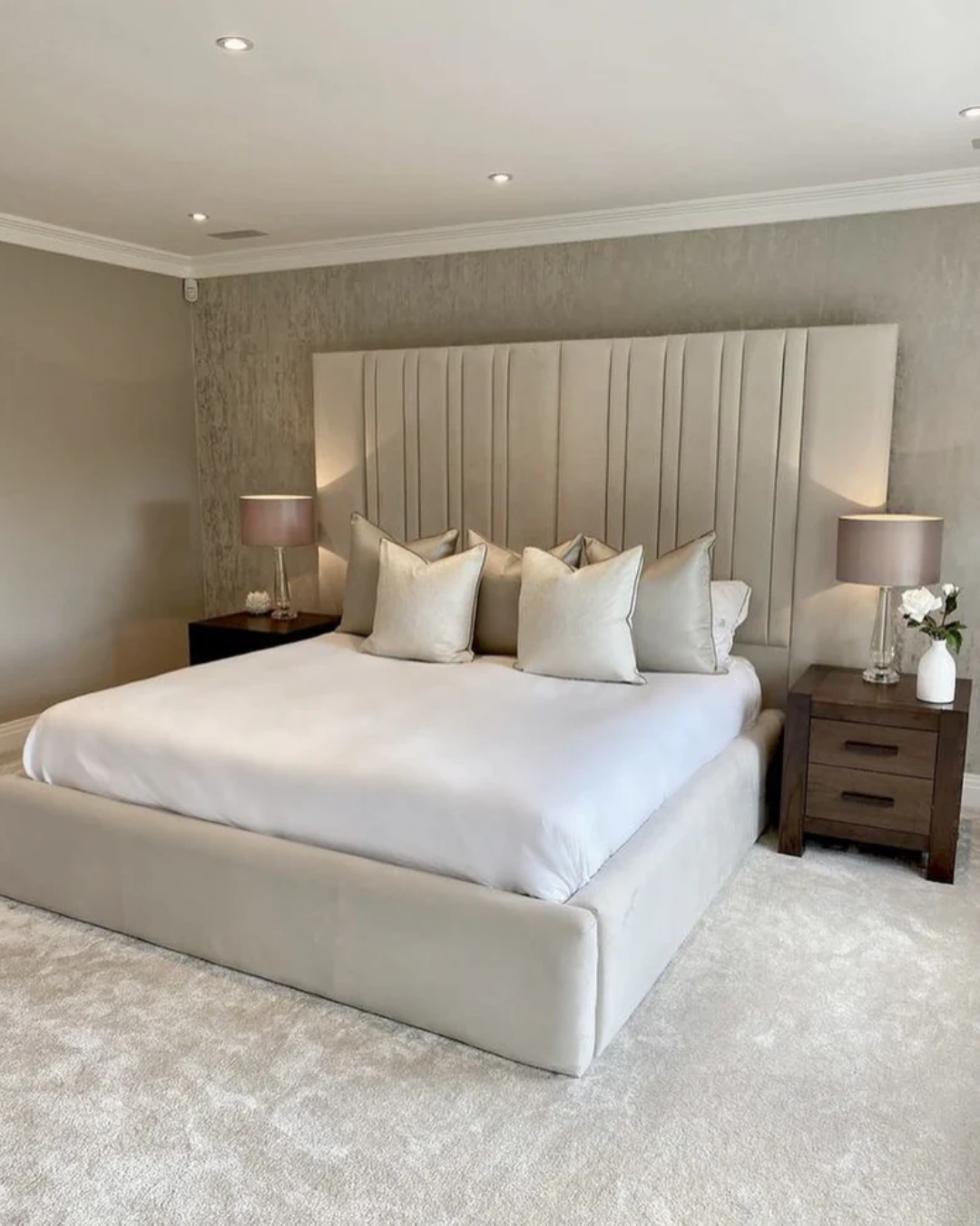 Whitegate Upholstered Bed Full View